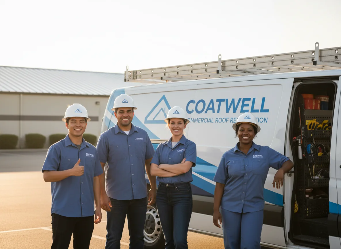Commercial roof coating company in Gallaway, TN