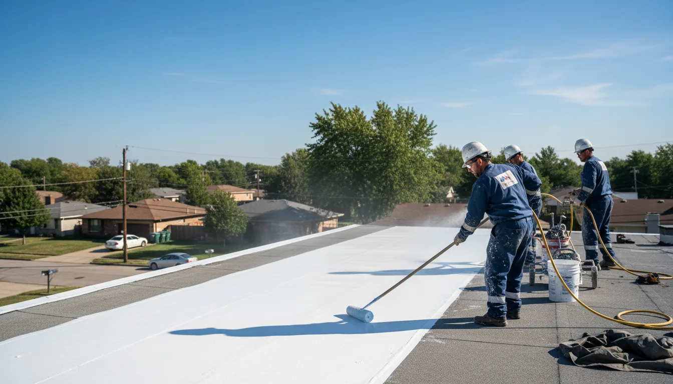 Commercial roof coating in Gallaway, TN near me